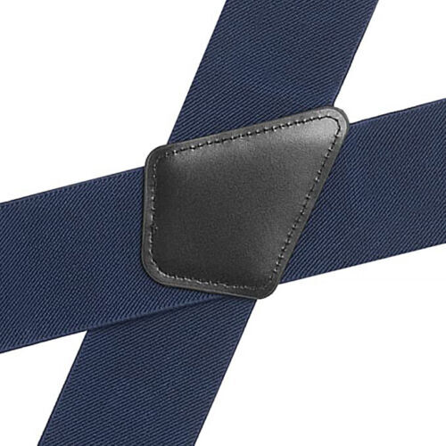 Herren Reiter Hosenträger X Form strapazierfähig 50 mm breit starke Clips elastische Hosenträger - Bild 13 von 26