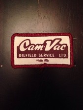 Cam-Vac Oilfield Service Ltd 3" Patch Sew On Hayter Alberta Canada Oil Rig AB