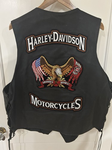 Highway Hawks 3XL Leather Vest