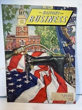 Vintage 1948 Nations Business Magazine American History Political Ads Galore!