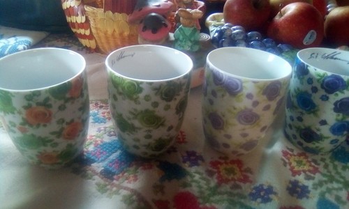 Kaffeetassen Adler Rosentassen Sammlertassen Porzellan 6st - Bild 3 von 3