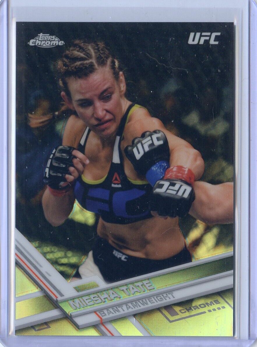 2017 Topps UFC Chrome Refractor #33 Miesha Tate