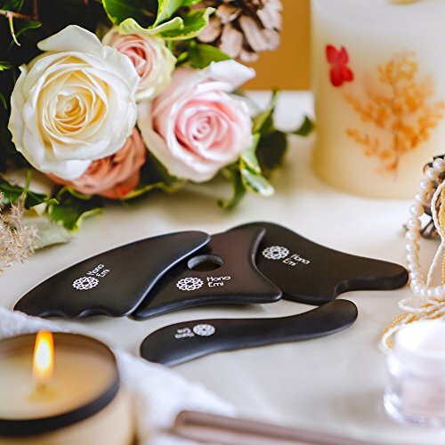 4 Gua Sha Scraping Massage Tools with Smooth Edge High Quality Handmade Bian Set - Picture 5 of 8