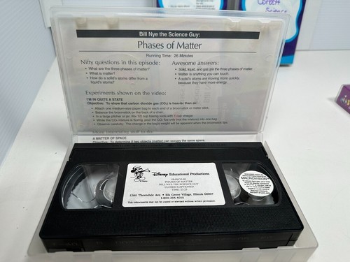 Bill Nye the Science Guy VHS lot Of 5 Phases of Matter Light Color Populations - Picture 6 of 13