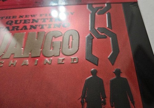 DJANGO UNCHAINED Blu-ray Steelbook Taiwan Embossed Region Free DiCaprio Sealed - Picture 8 of 8