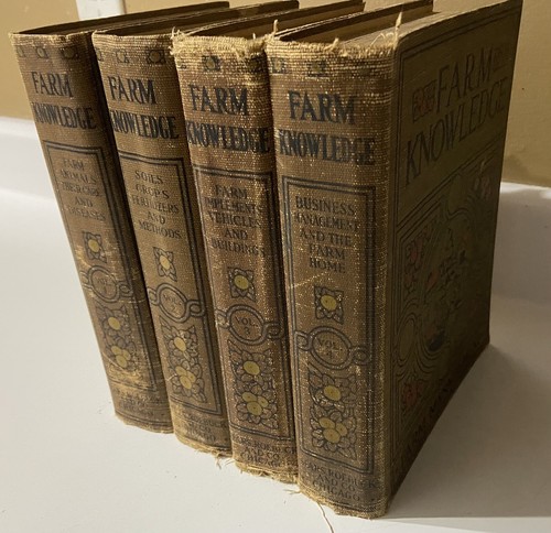 Farm Knowledge by E. L. D. Seymour (1918 4-Volume Set Hardcovers) - Picture 15 of 19