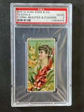 1892 N75 Duke & Sons Floral Beauties Gladiola PSA 2