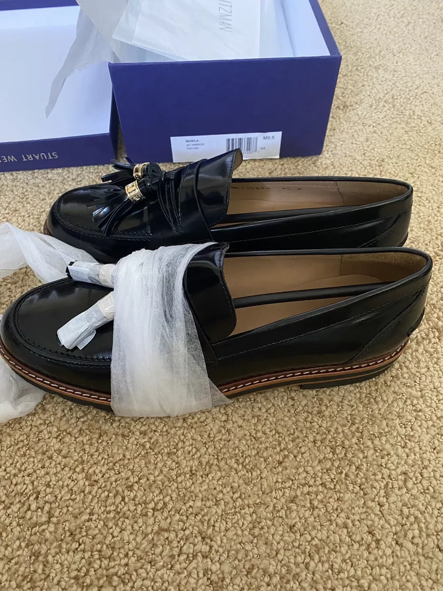 Stuart weitzman manila store loafer black
