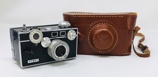 Argus C3 "Brick" Vintage Rangefinder 35mm Camera w/ Leather Case Untested