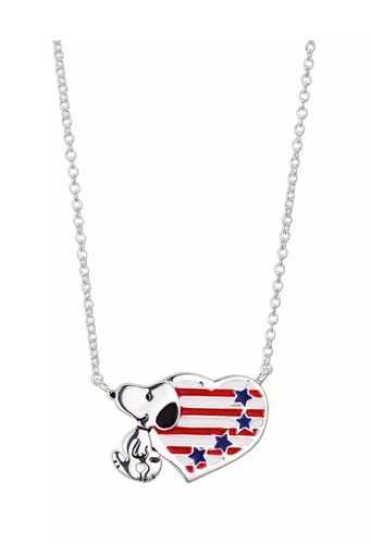 Snoopy Herz heart Peanuts / Kette mit Anhänger Schmuck UNWRITTEN / silber USA - Bild 10 von 18