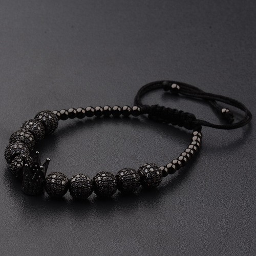 Brazalete ajustable de lujo con corona de leopardo con cabeza de calavera enchapado en oro - Imagen 78 de 106