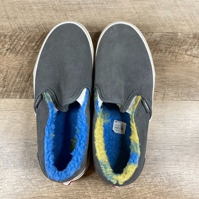 ? Vans Blue and Gray Suede Slip-On NEW Vans Classic Slip-On Shoe Suiting Dress Blues | Billion Creation main image 4
