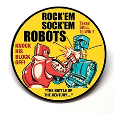 Rock'em Sock'em Robots Fridge Magnet Vintage Style BUY 3 GET 4 FREE MIX & MATCH