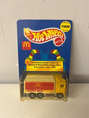 Vintage 1994 Hot Wheels Mattel McDonalds Happy Meal Van New Limited Edition