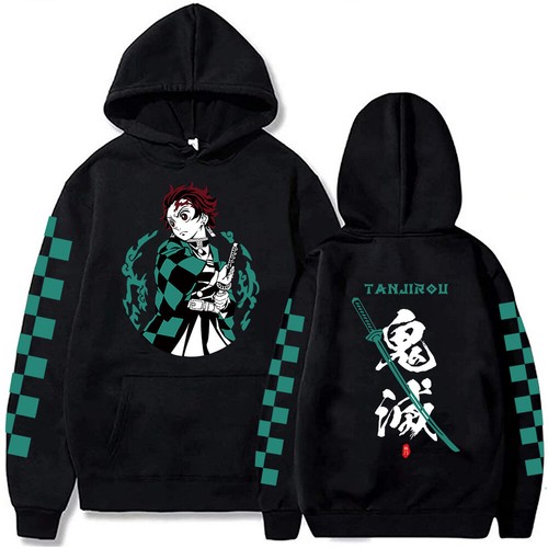 Demon Slayer Kamado Tanjirou Pullover Sweatshirts Hoodie Cosplay Kostüm - Bild 7 von 12