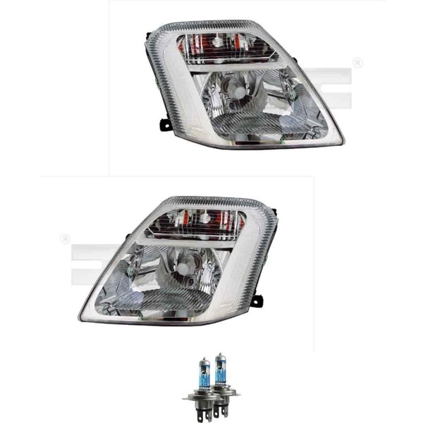 Scheinwerfer Set Links & Rechts H4 FüR CitroëN C2 Jm_ Inkl. Osram Lampen-image