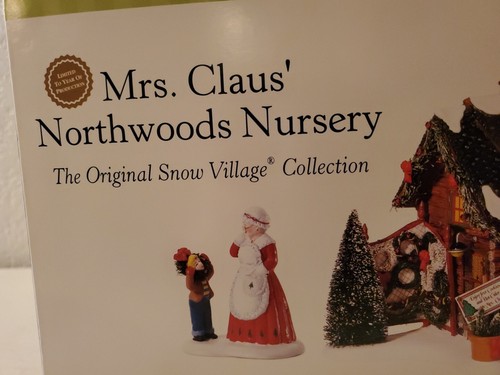 Dept 56 Mrs Claus' NORTHWOODS NURSERY Snow Village Christmas Decor Collectible  - Picture 7 of 7