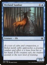 Magic the Gathering Wetland Sambar Khans of Tarkir 49/269 Regular Common NM/M
