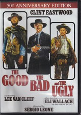 THE GOOD, THE BAD AND THE UGLY DVD 50th Anniversary Edition  F4 