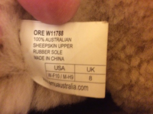 EMU Australia Damengröße 10 braun Lammfell ORE W11788 KURZE STIEFEL GEBRAUCHT, IN EINWANDFREIEM ZUSTAND - Bild 10 von 12