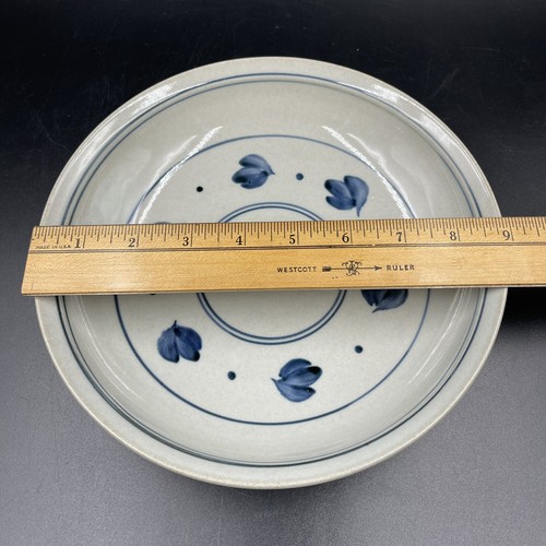 Iron Mountain Pottery MARTHAS FLOWERS Vegetable Serving Bowl Round 9 Inch - Picture 4 of 5