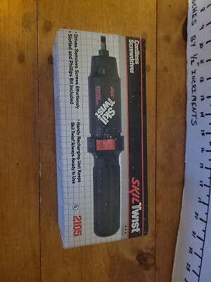 Vintage SKIL Twist Cordless Screwdriver 2105 W/ Charger Brand New Factory Sealed