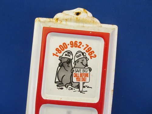 UFPO WERBUNG THERMOMETER UNTERBODEN EINRICHTUNGEN SCHUTZORGANISATION - Bild 4 von 5