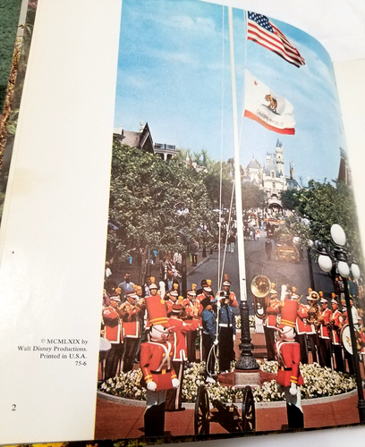 Vtg 1969 Walt Disney DISNEYLAND Hardcover Souvenir Book Martin Sklar Color Photo - Picture 9 of 18