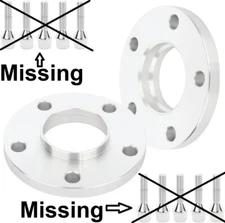 2x 15mm 5x120 Wheel Spacers 72.56 Fits X1 15mm Thickness *Missing Bolts*