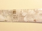 Cream Beige Satin Pearl Gold Sheen Shiny Finish Leaf Oriental Wall paper Border