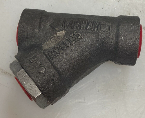 👀 NEW YARWAY 1/2" CAST IRON STRAINER 250 PSI 927891-01 - Picture 3 of 7