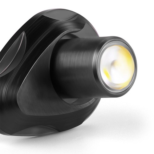 2X Mini intermitentes LED ámbar de luz de señal de giro para motocicleta para Bobber Café Racer - Imagen 7 de 12