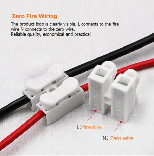 10pcs Auto Electrical Cable Wire Connectors Quick Splice Self Locking Terminal - Picture 5 of 8