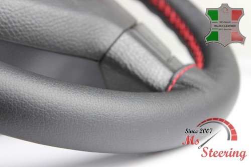 FUR LEXUS SC 92-00 SCHWARZE LEDER-LENKRAD ABDECKUNG ROT STICH - Bild 5 von 5