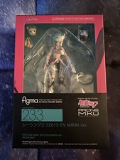 Vocaloid Good Smile Company Figma 233 Racing Hatsune Miku 2013 EV MIRAI ver. CIB