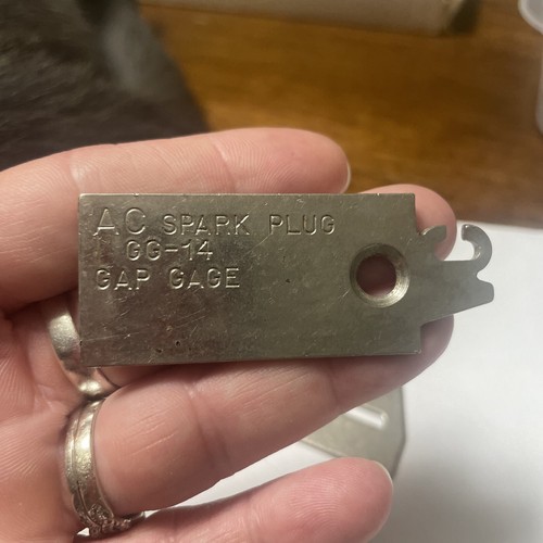 2, Vintage Key Chain Tool A C SPARK PLUG measurement guide Advertising - Picture 21 of 24