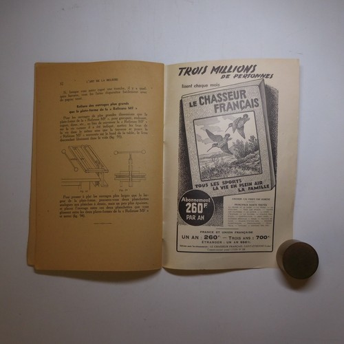 N25.126 l’art de la reliure 1951 Manufrance Saint-Etienne manuel livre illustré - Imagen 10 de 18