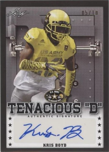 2015 Leaf U.S. Army All-American Bowl Kris Boyd #TD-KB1