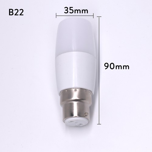Dimmable LED Columnar Light Bulbs 3W White Candle Lamp Screw E27 B22 220V - 240V - Picture 6 of 14