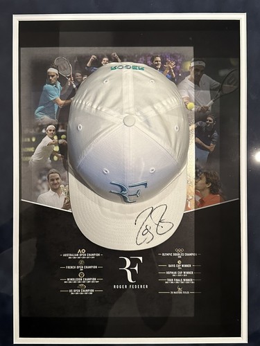 Gorra tenis carrera firmada por Roger Federer - Imagen 9 de 13