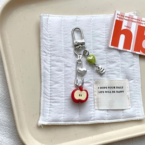 3D Fruit Bag Pendant Keychain Handmade Bag Charms Cellphone Lanyard CCD Camera - Photo 8 sur 8
