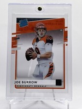 Joe Burrow 2020 Chronicles Clearly Donruss Rated Rookie Card RC #RR-JB