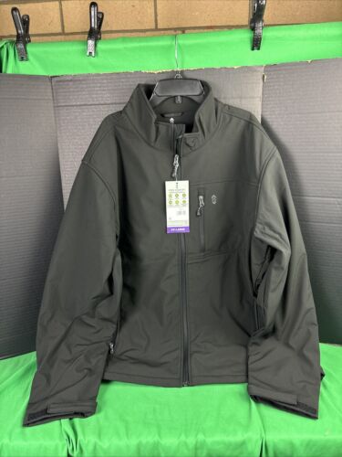 Free Country Men's Softshell Jacket Size XXL Black - Picture 6 of 6