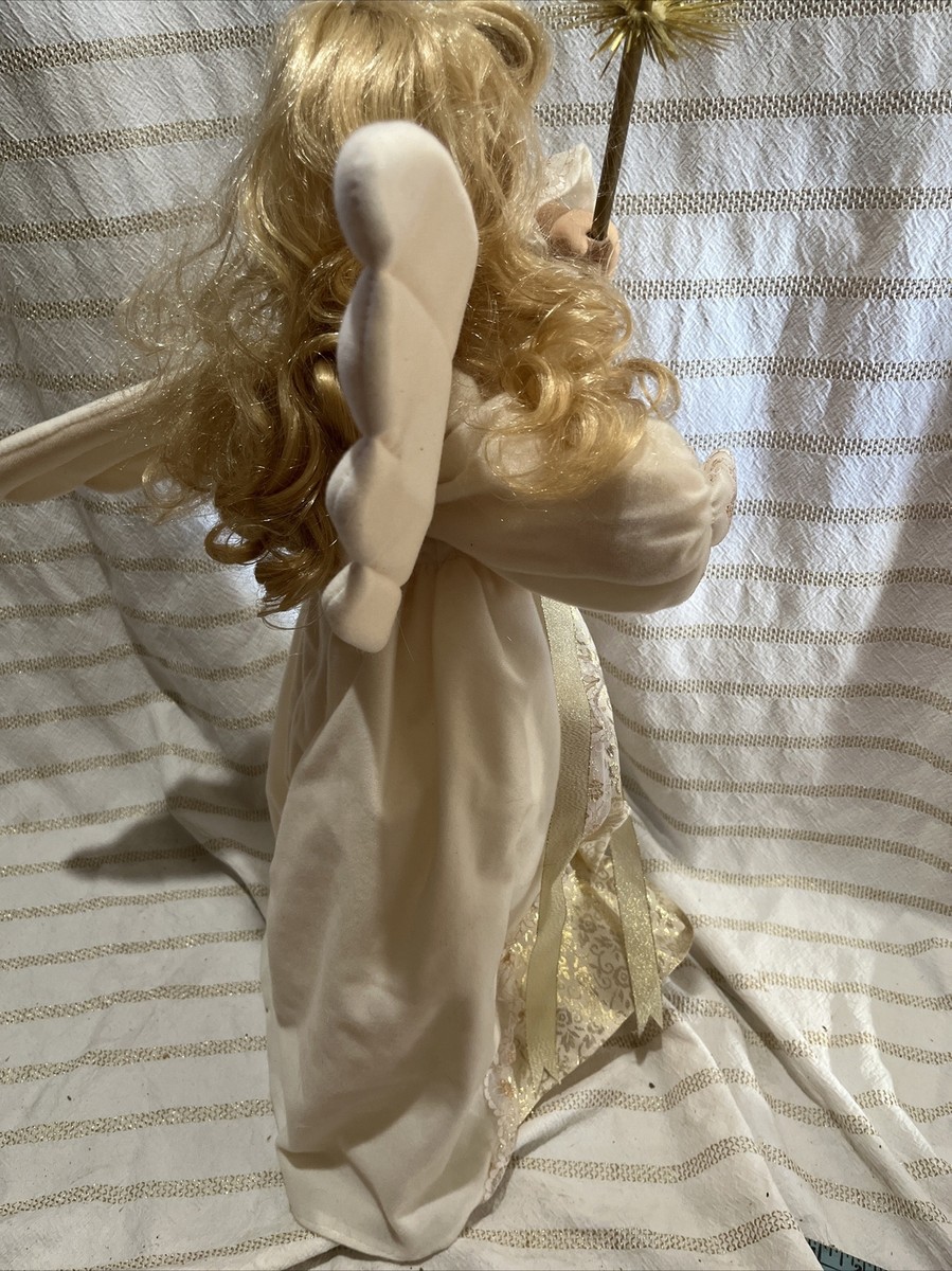 その他 ANGEL CHJMPAGNE Holiday Edition RED Holiday Time 24” Deluxe Animated Angel In Original Box
