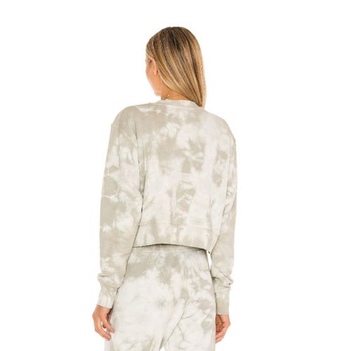 Jonathan Simkhai Standard Eukalyptus Batik Cropped Sweatshirt Größe M UVP 145 $ - Bild 3 von 3
