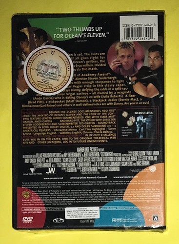 OCEANS ELEVEN DVD VIDEO - Picture 2 of 2