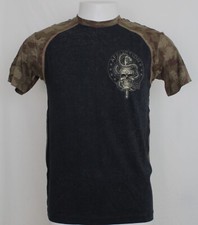 AFFLICTION MENS DEATH COIL SS T-SHIRT BK A13481