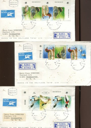 5 FDC - div ZD  - aus 1131 - 34  - 1989   ( 28138 ) - Picture 2 of 2