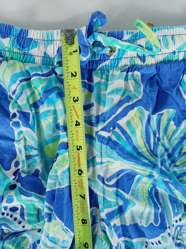 Lilly Pulitzer Shorts Womens Medium Multicolor Floral Drawstring Colorful Preppy - Picture 7 of 8