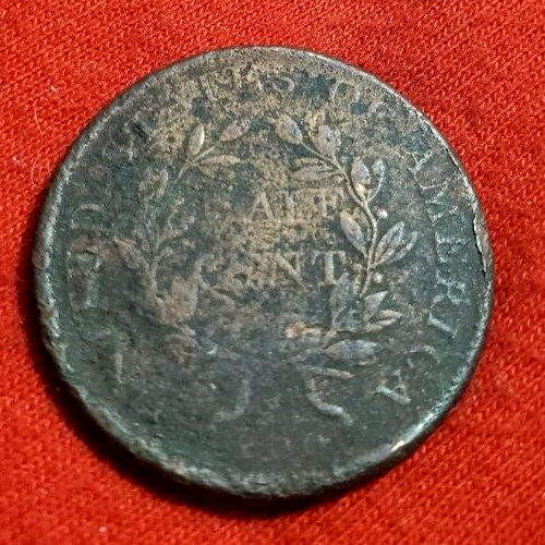 1807 Draped Bust Half Cent *651* - Picture 4 of 5